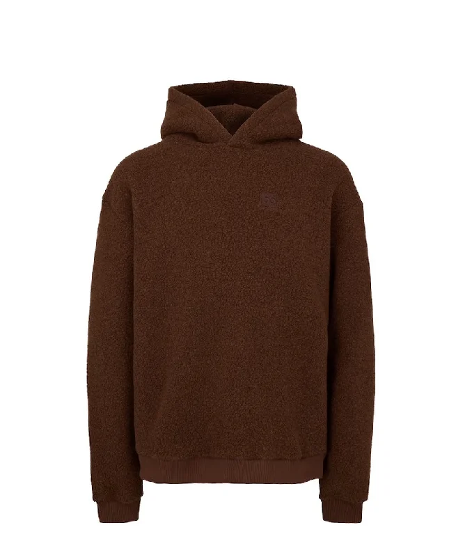 Comfortable Men's Cotton SweatersVidey Shearling Hoodie