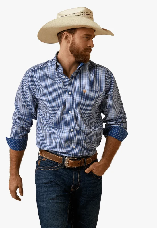 Men's Solid-Color Button-Down Shirts for VersatilityAriat Mens Wrinkle Free Finlay Classic Long Sleeve Shirt