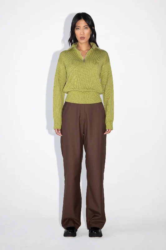 Patterned Men's Fair Isle SweatersHalf-Zip Sweater