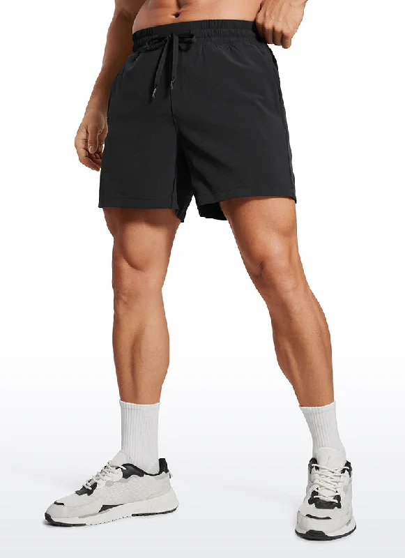 Men's Stylish Short-Length JeansFeathery-Fit 2 in 1 Athletic Shorts 5''- with Pockets