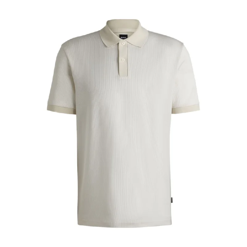 Men's Shirts with Custom MonogramsStructured-cotton polo shirt with solid trims