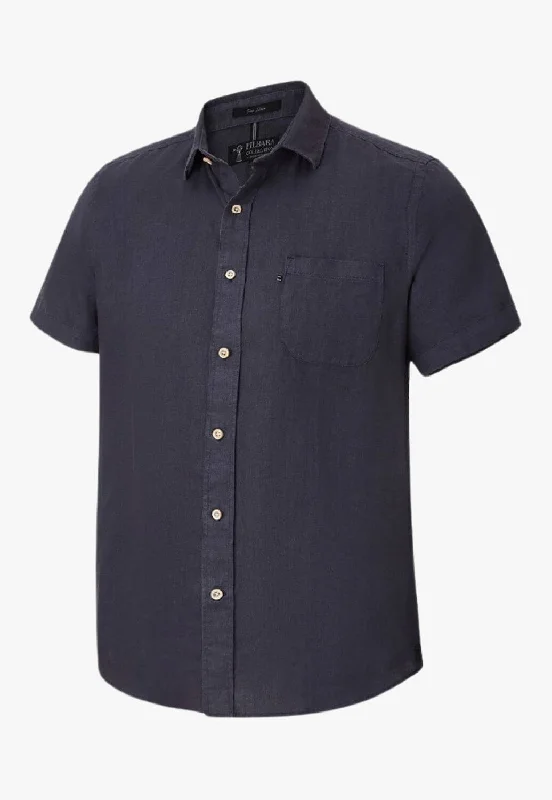 Men's Big and Tall Shirts for Added ComfortPilbara Mens Linen Short Sleeve Shirt