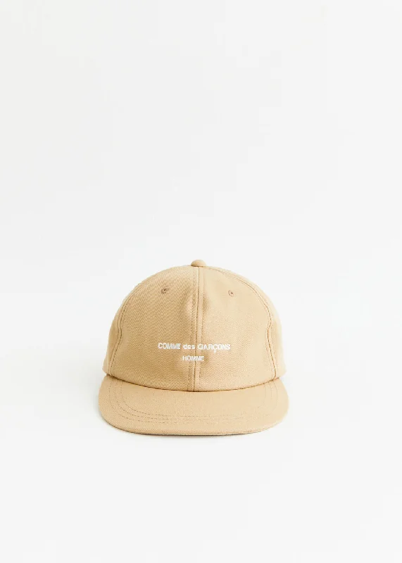 Trendy Work HatsCotton Serge Logo Cap