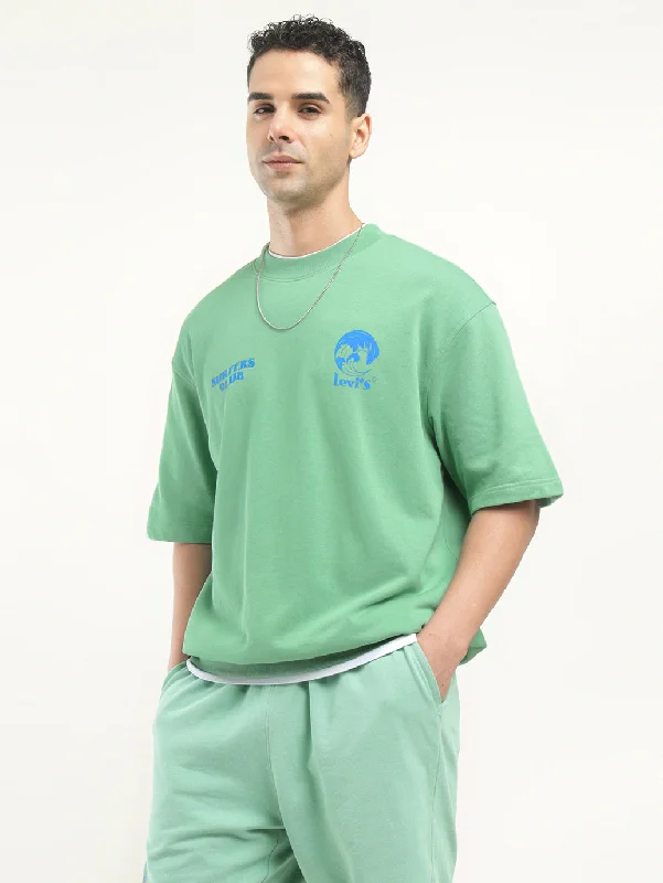 Men's Shirts with Pocket SquaresMen's Solid Loose Fit T-shirt