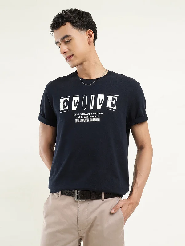 Men's Shirts with Drawstring WaistbandsMen's Printed Crew Neck T-shirt
