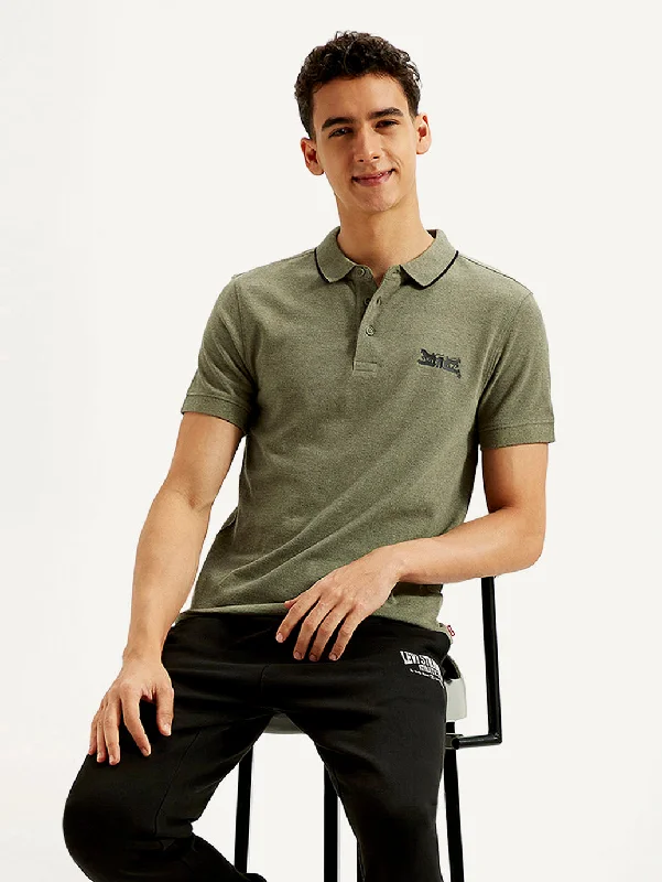 Patterned Men's Hawaiian ShirtsMen's Solid Slim Fit Polo T-shirt