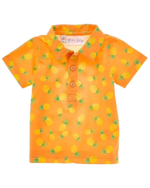 Men's Shirts with Hidden PocketsRachel Riley Pineapple Polo Shirt
