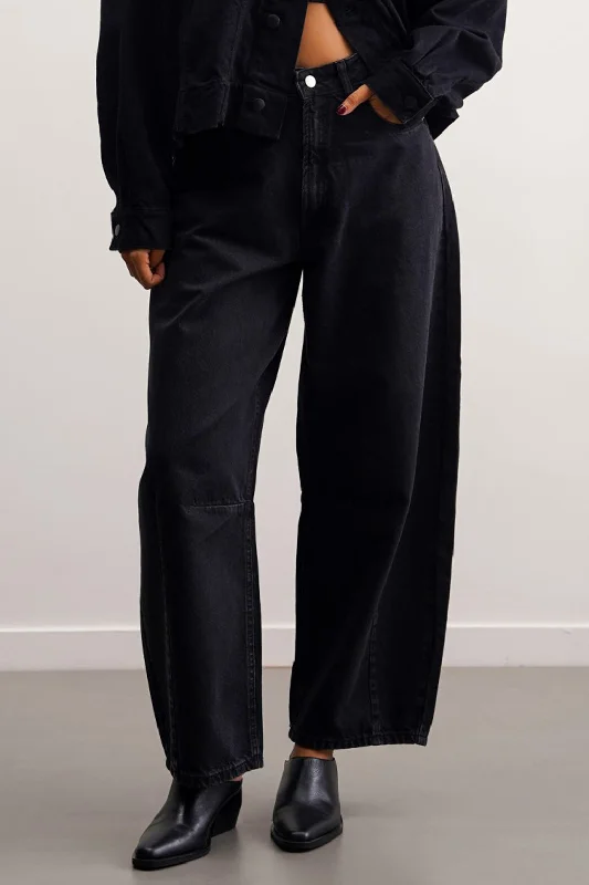 Elegant Straight-Leg Men's JeansICON BARREL JEANS