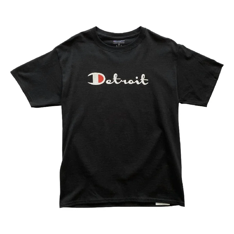 Men's Unique and Designer TopsMen's Detroit T-Shirt In Black