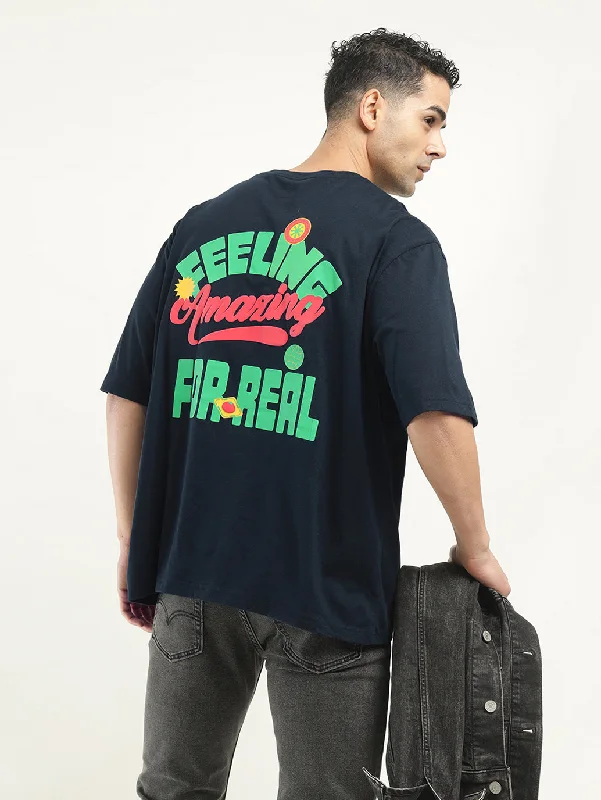 Men's Shirts with Mandarin CollarsMen's Graphic Print Loose Fit T-shirt