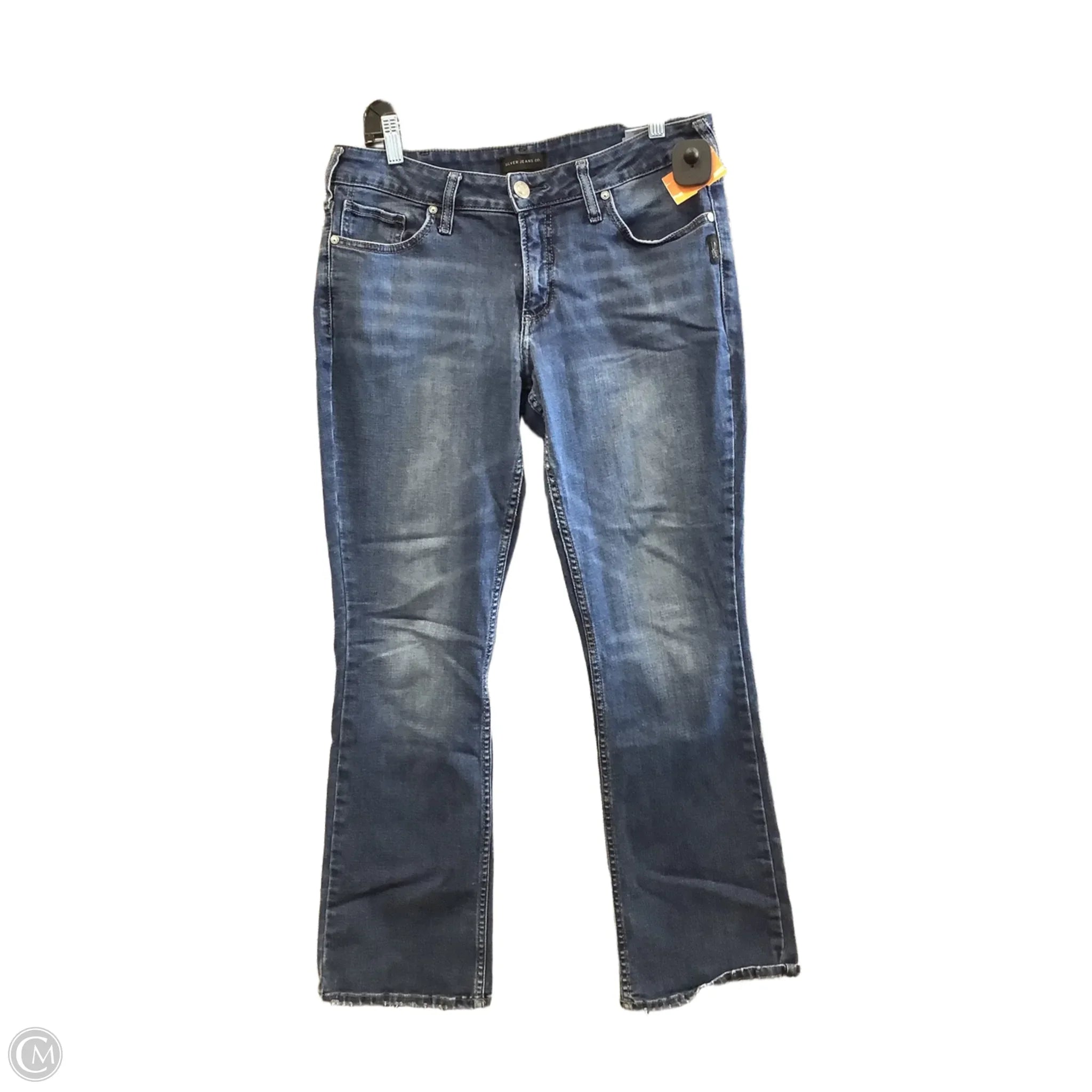 Men's Skinny Jeans with Stretch FabricJeans Straight By Silver In Blue Denim, Size: 14