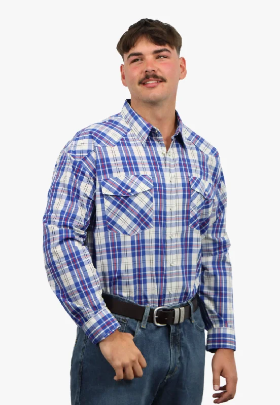 Men's Floral Print Shirts for Spring and SummerBisley Mens Western Long Sleeve Shirt