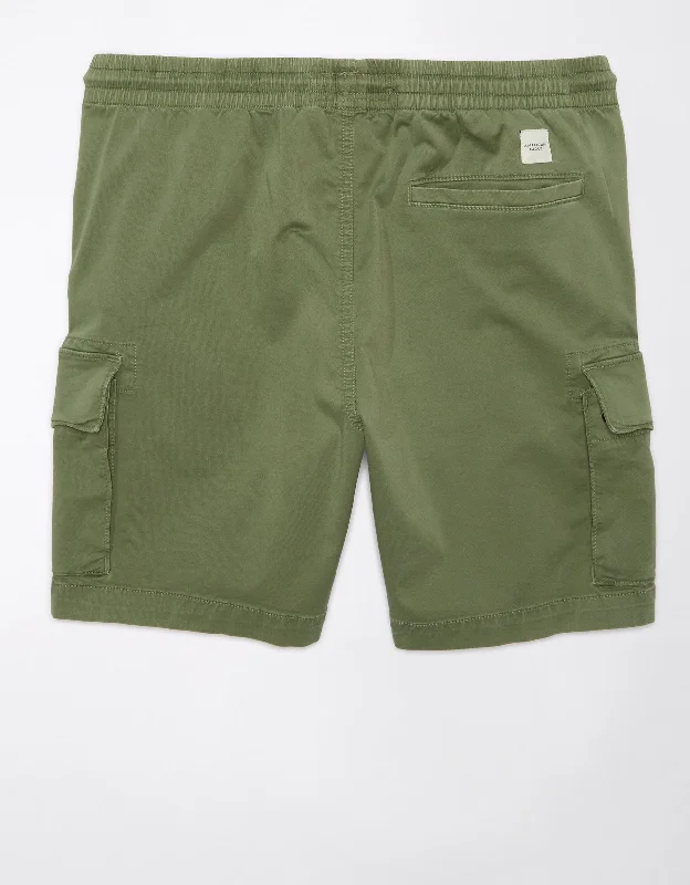 Modern Men's Patterned ShortsAE Flex 7" Lived-In Trekker Cargo Short