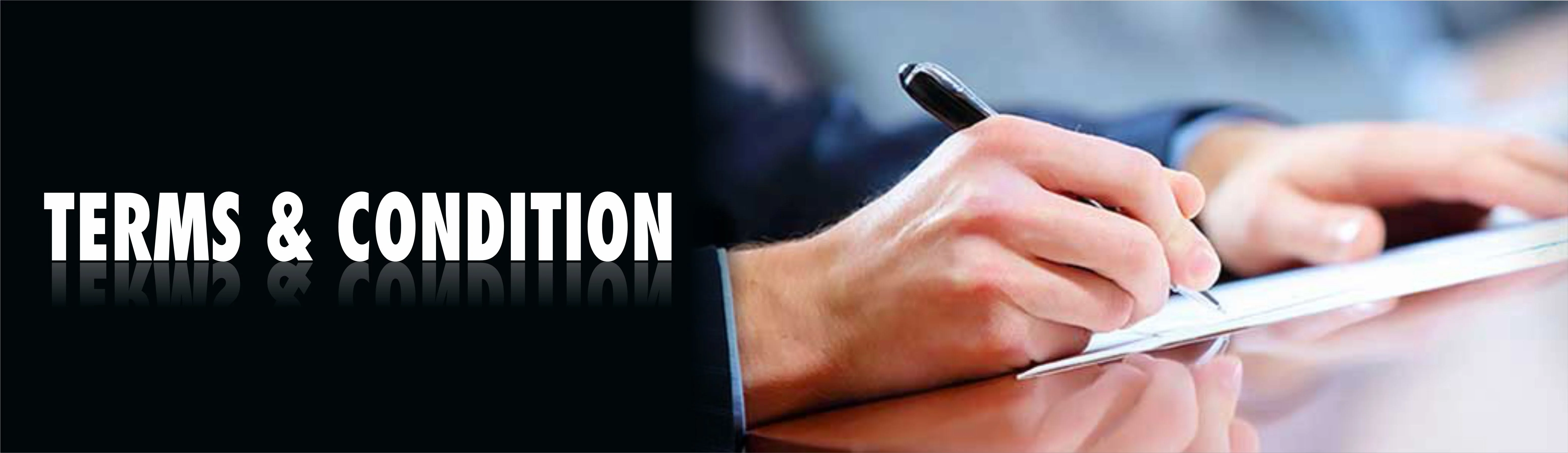 Term & Conditions By using our website and services, you agree to our Terms & Conditions. Please take a moment to read them carefully for important information about your rights and responsibilities.