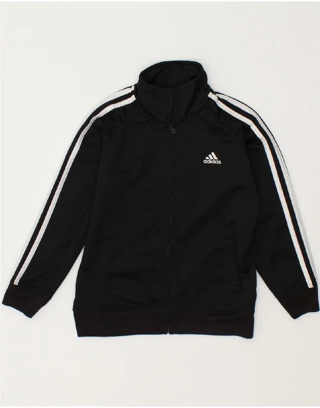 Men's Coats Made in ItalyADIDAS Boys Graphic Tracksuit Top Jacket 5-6 Years Black Polyester