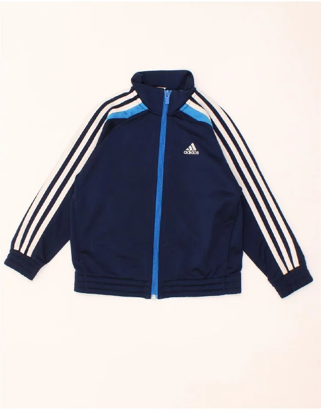 Men's Coats with Removable LiningsADIDAS Boys Tracksuit Top Jacket 5-6 Years Navy Blue Polyester