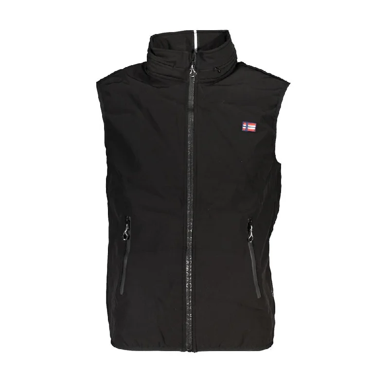 Best Men's Leather CoatsBlack Polyester Jacket