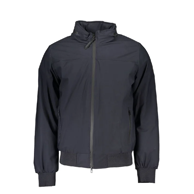Essential Men's Puffer JacketsBlue Polyamide Men's Jacket