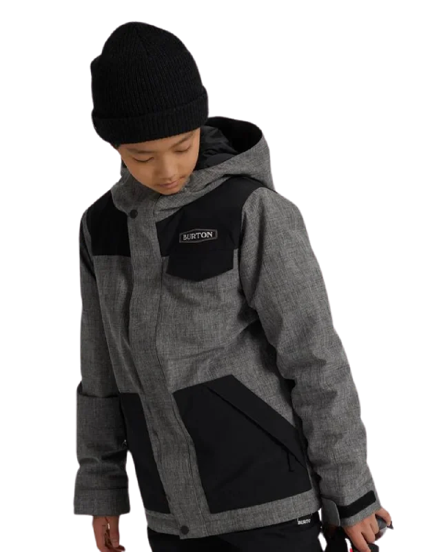 Men's Coats with Slim FitsBurton Boys Dugout 2L Jacket - Bog Heather