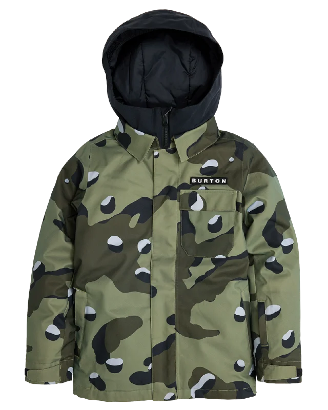 Men's Coats with Magnetic ClosuresBurton Kids' Uproar 2L Snow Jacket - Forest Moss Cookie Camo