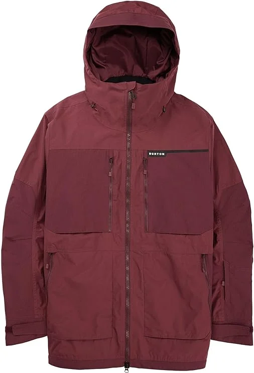 Men's Coats with Contrast StitchingBurton Men's Frostner 2L Snow Jacket - Almandine