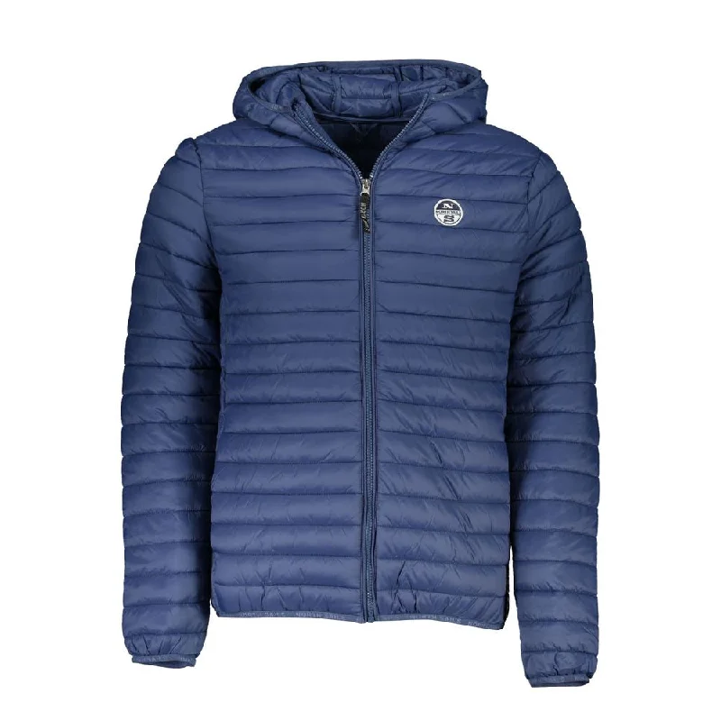 Men's Coats for TravelBlue Polyamide Men Jacket