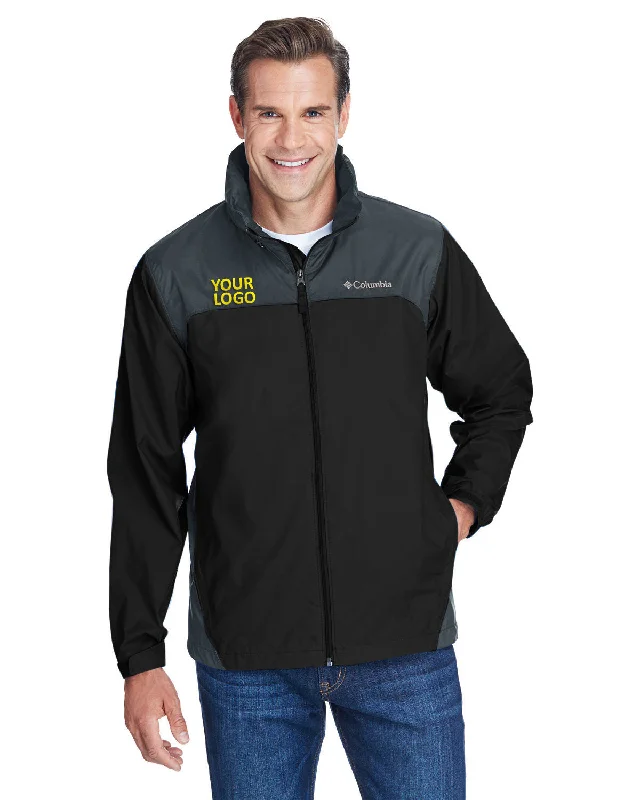 Men's Coats with Relaxed FitsColumbia Glennaker Lake Rain Jacket, Black