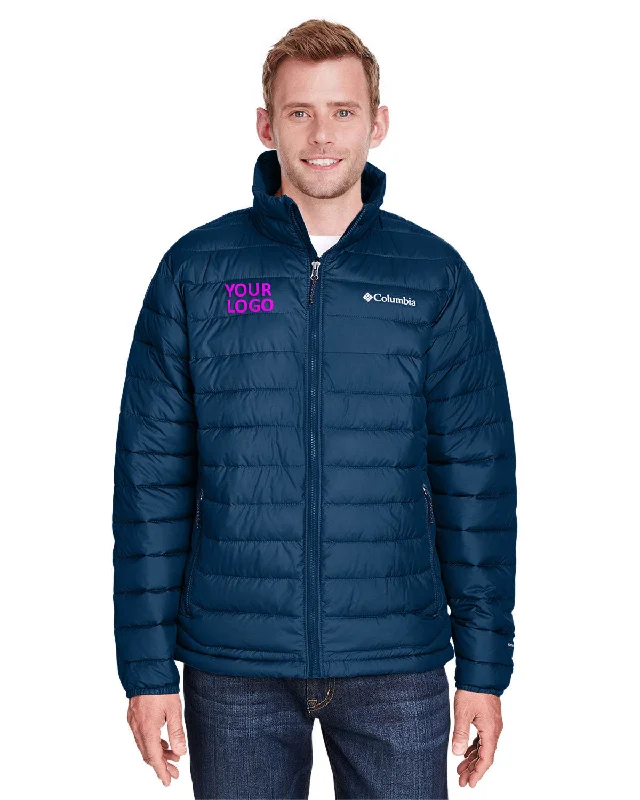 Men's Coats with Stretch FabricColumbia Powder Lite Jacket, Collegiate Navy