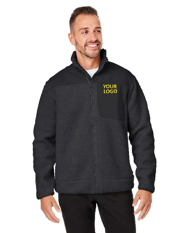 Versatile Men's Pea CoatsCustom Spyder Unisex Venture Sherpa Jackets, Black