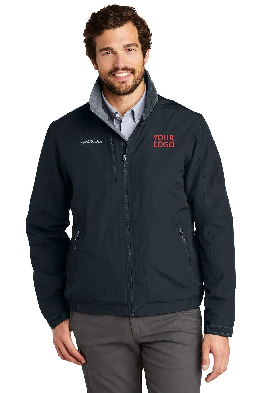 Men's Coats for SkiingEddie Bauer Custom Fleece-Lined Jackets, Black