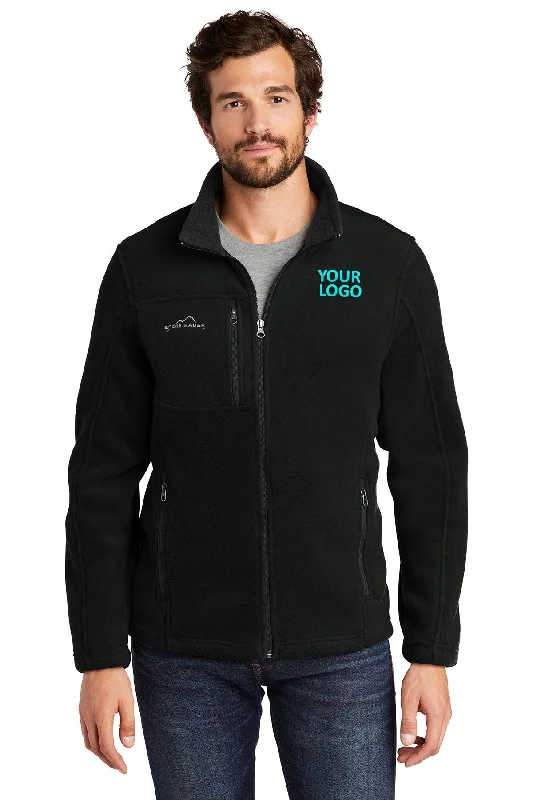 High-Quality Men's Duffle CoatsEddie Bauer Customized Full-Zip Fleece Jackets, Black