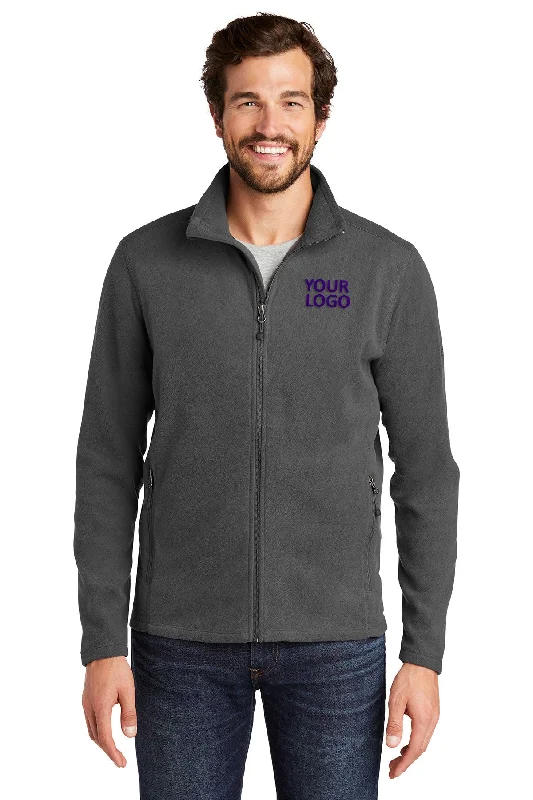 Practical Men's RaincoatsEddie Bauer Custom Microfleece Jackets, Grey Steel