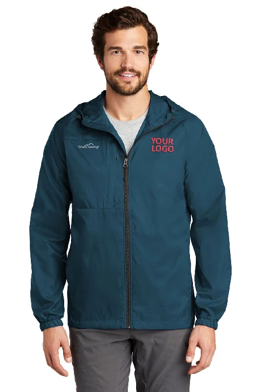 Men's Coats for Formal EventsEddie Bauer Custom Packable Wind Jackets, Adriatic Blue