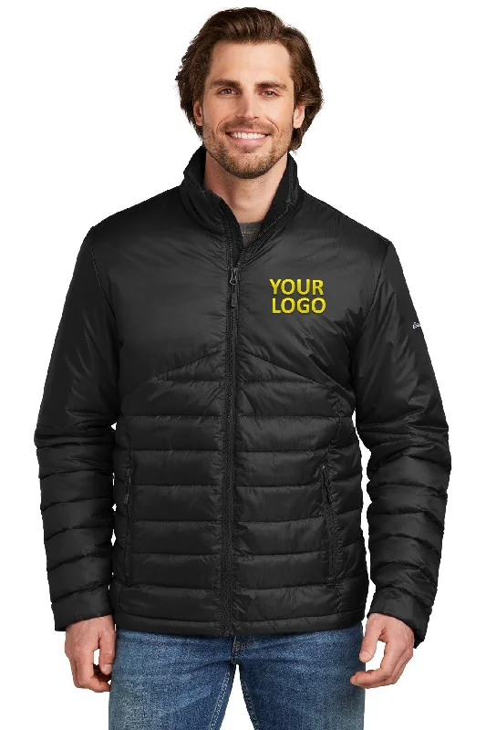 Men's Coats with VentilationEddie Bauer Custom Quilted Jackets, Deep Black