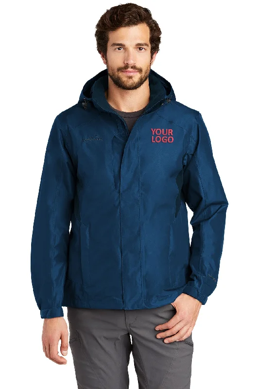Men's Coats with Removable LiningsEddie Bauer Customized Rain Jackets, Deep Sea Blue Men's Coats with Removable LiningsEddie Bauer Customized Rain Jackets, Deep Sea Blue