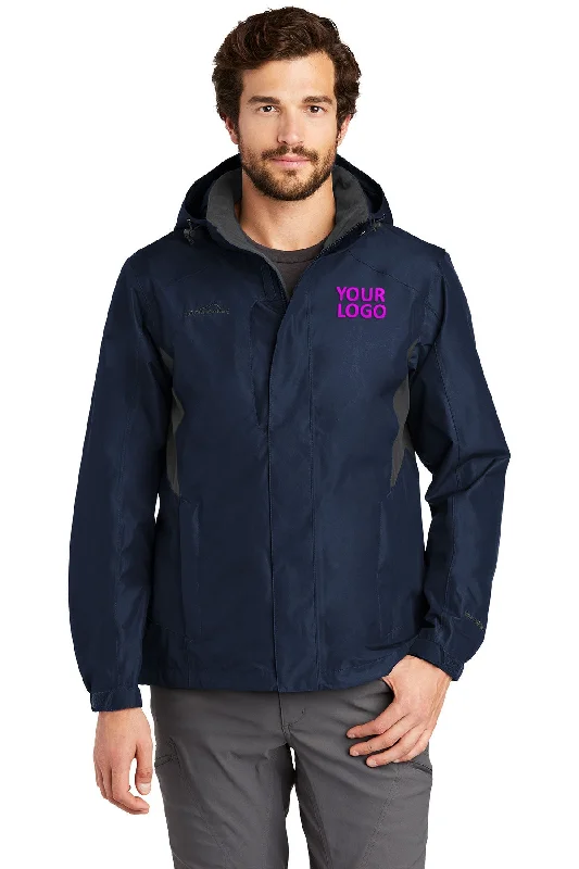 Men's Coats for SkiingEddie Bauer Customized Rain Jackets, River Blue