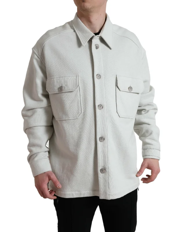 Best Men's Leather CoatsElegant Floral Back Cotton Jacket