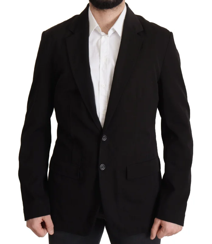 Best Men's Leather CoatsElegant Virgin Wool Single Breasted Jacket