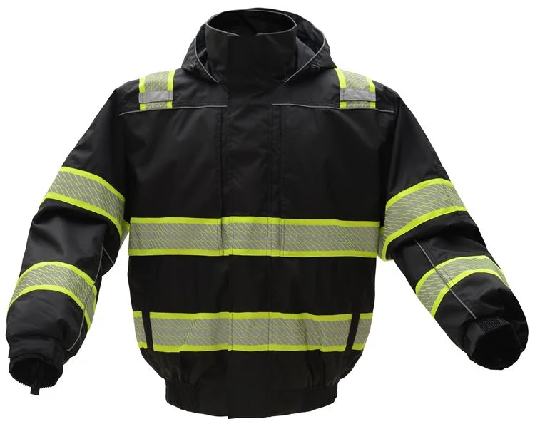 Men's Coats with Tactical FeaturesGSS Onxy 3 N 1 Winter Bomber Jacket 8513 Black