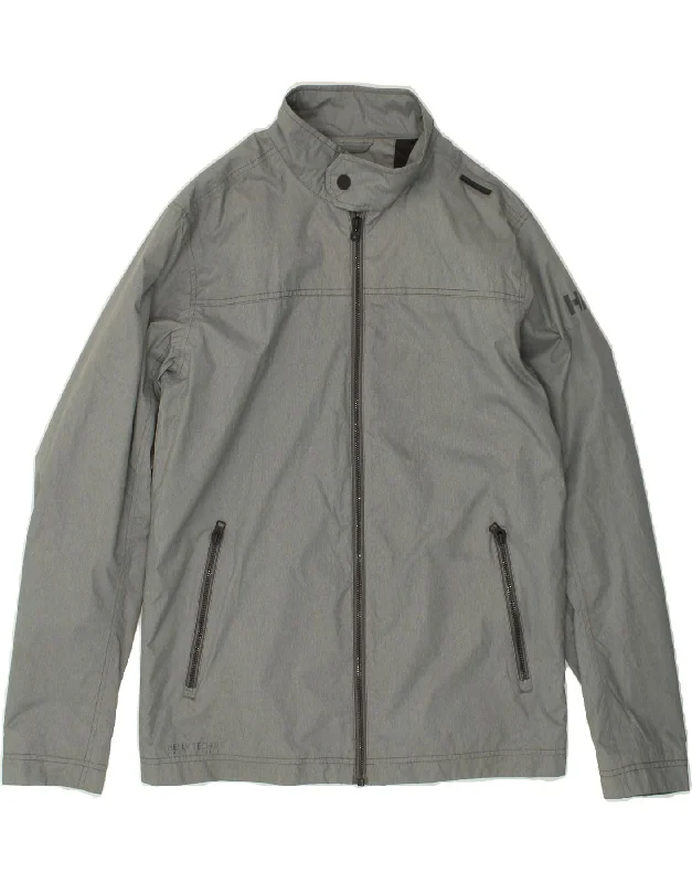 Men's Coats with Adjustable SleevesHELLY HANSEN Mens Bomber Jacket UK 38 Medium Grey Polyester Men's Coats with Adjustable SleevesHELLY HANSEN Mens Bomber Jacket UK 38 Medium Grey Polyester