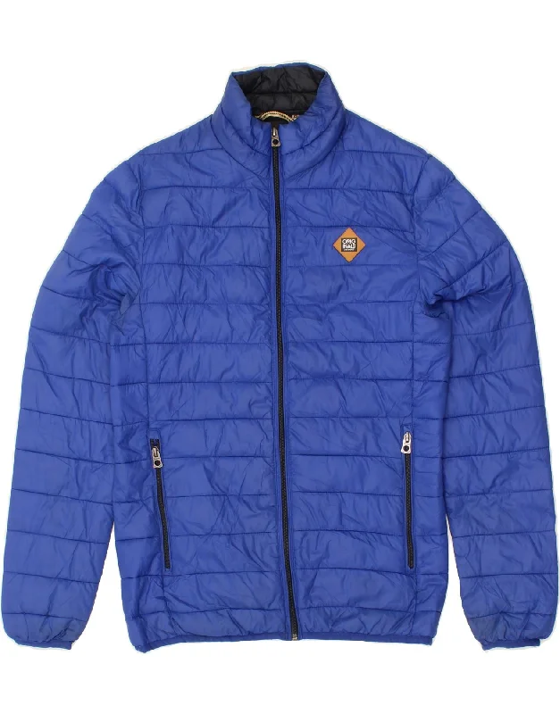 Men's Coats for Everyday WearJACK & JONES Mens Padded Jacket UK 36 Small Blue Nylon
