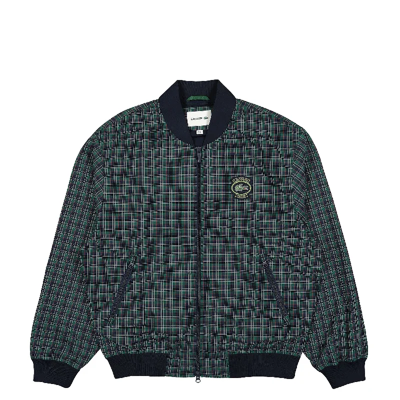 Men's Coats for BikingChecked Showerproof Harrington Jacket
