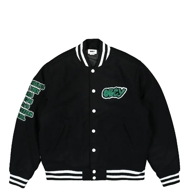 Men's Coats with Contrast StitchingRoll Call Varsity Jacket