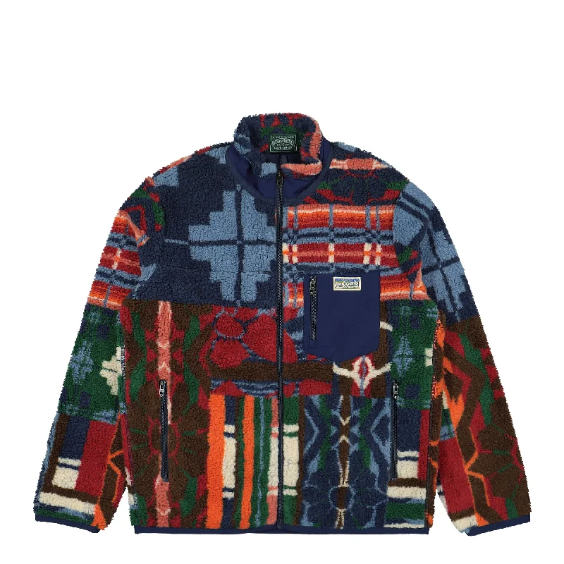 Men's Coats for LayeringHi-Pile Jacquard Full-Zip Jacket