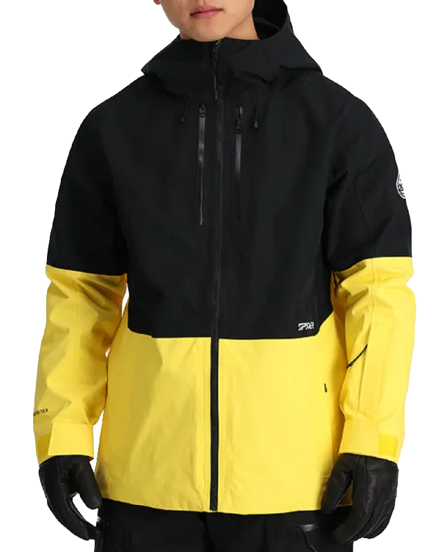 Men's Coats for Winter SportsSpyder Jagged Gtx Shell Jacket - Yellow