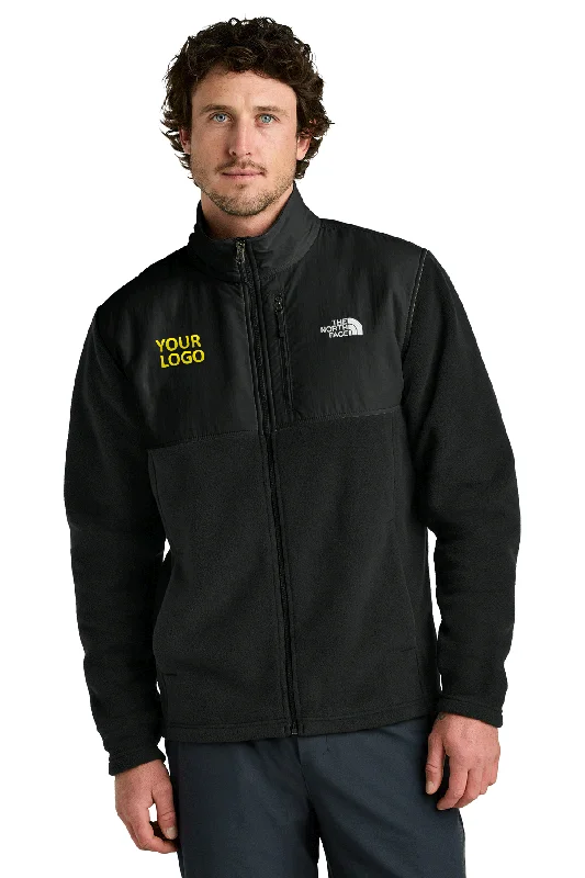 Men's Coats for TravelThe North Face Highest Peak Full-Zip Fleece Custom Jackets, Black