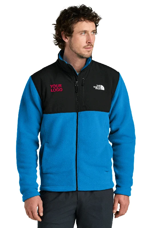 Modern Men's Field JacketsThe North Face Highest Peak Full-Zip Fleece Custom Jackets, Hero Blue