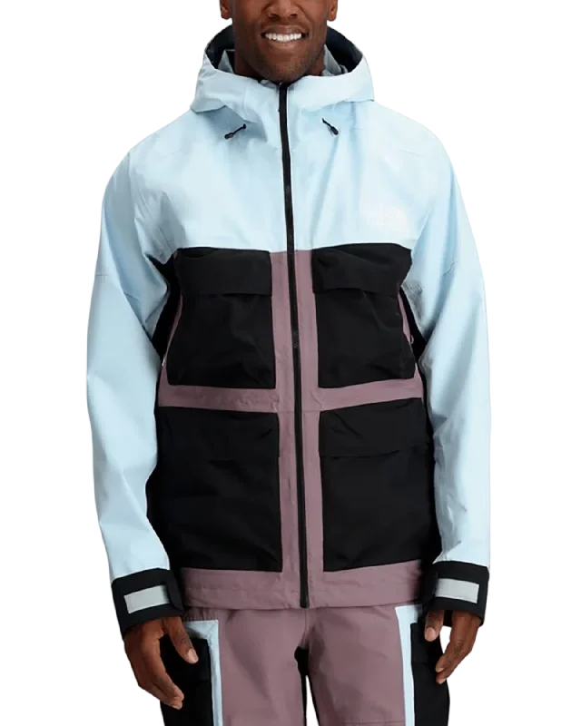 Men's Coats with Belted WaistsThe North Face Men's Dragline Snow Jacket - Icecap Blue/Fawn Grey