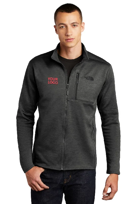 Men's Coats for SnowboardingThe North Face Skyline Full-Zip Fleece Jacket TNF Dark Grey Heather