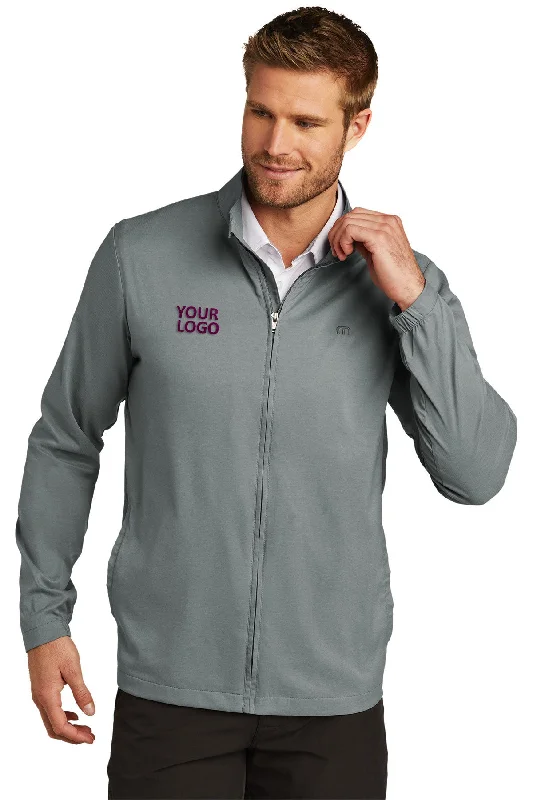 Men's Coats with Fur TrimTravisMathew Surfside Full-Zip Jacket Quiet Shade Grey Heather